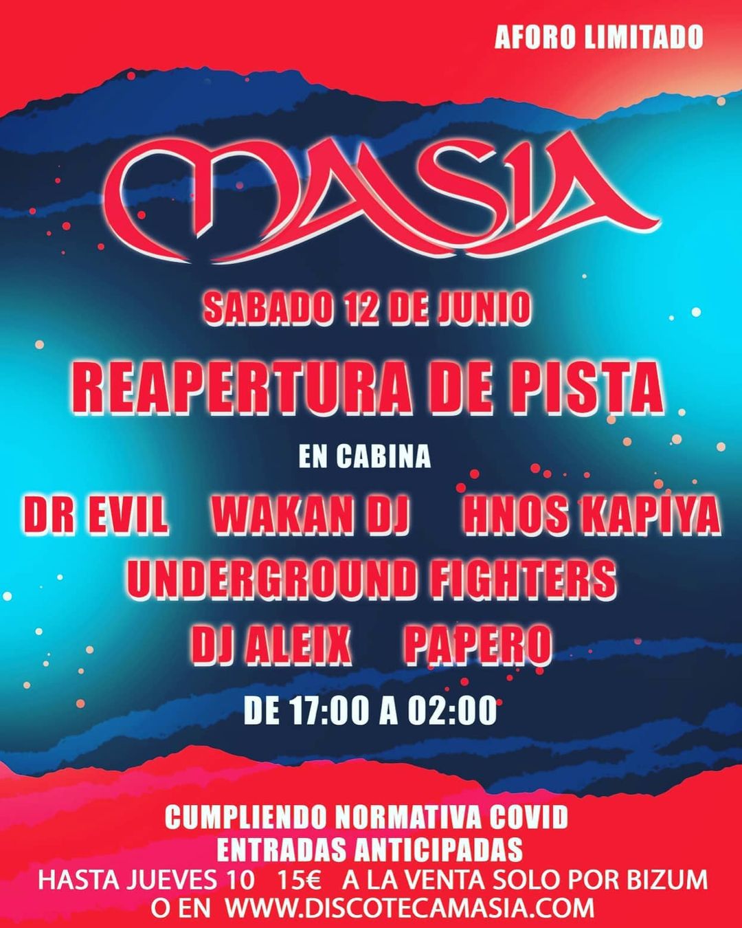 Masia - Reapertura pista