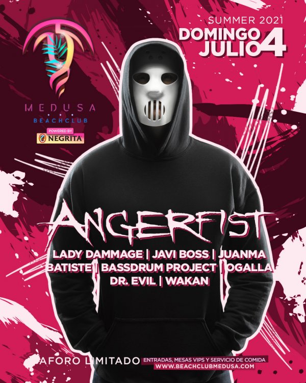 Medusa Beach Club - Angerfist
