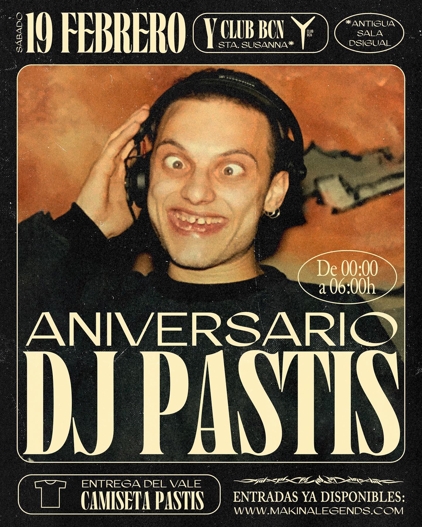 Y Club - Aniversario Dj Pastis