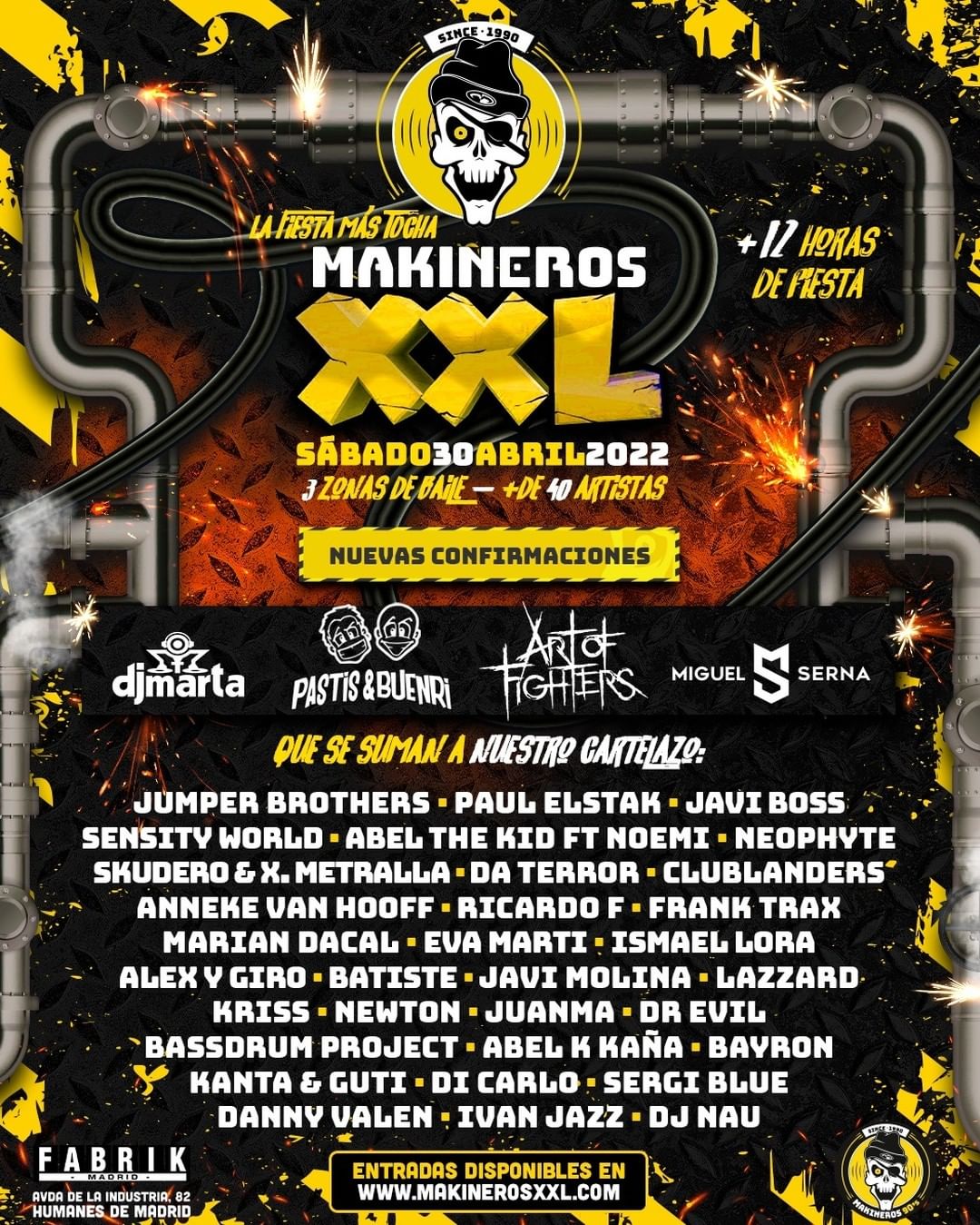 FABRIK - Makineros 90 XXL