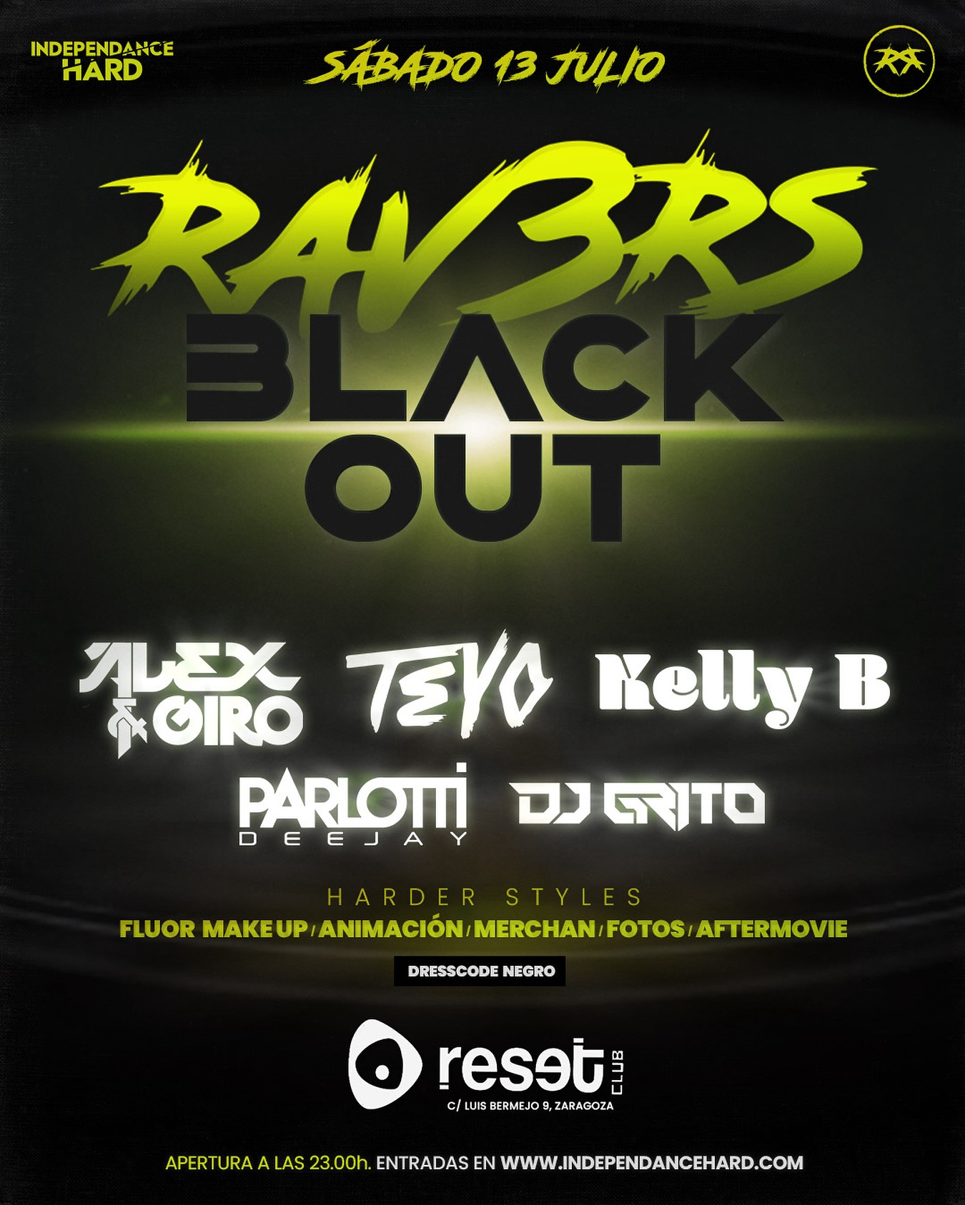 Reset - Ravers: Black Out