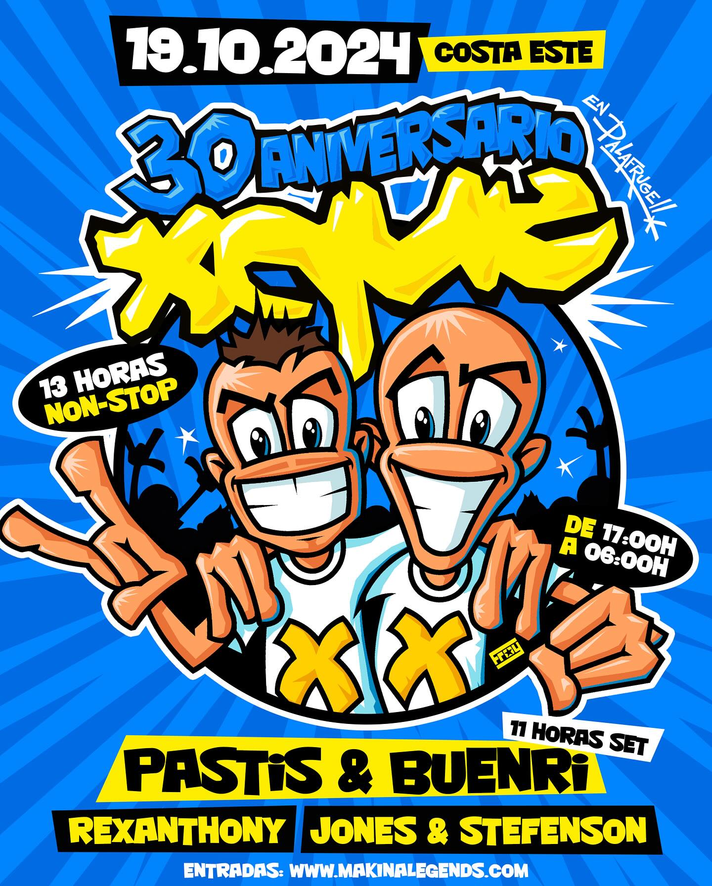 Costa Este - 30 aniversario XQUE
