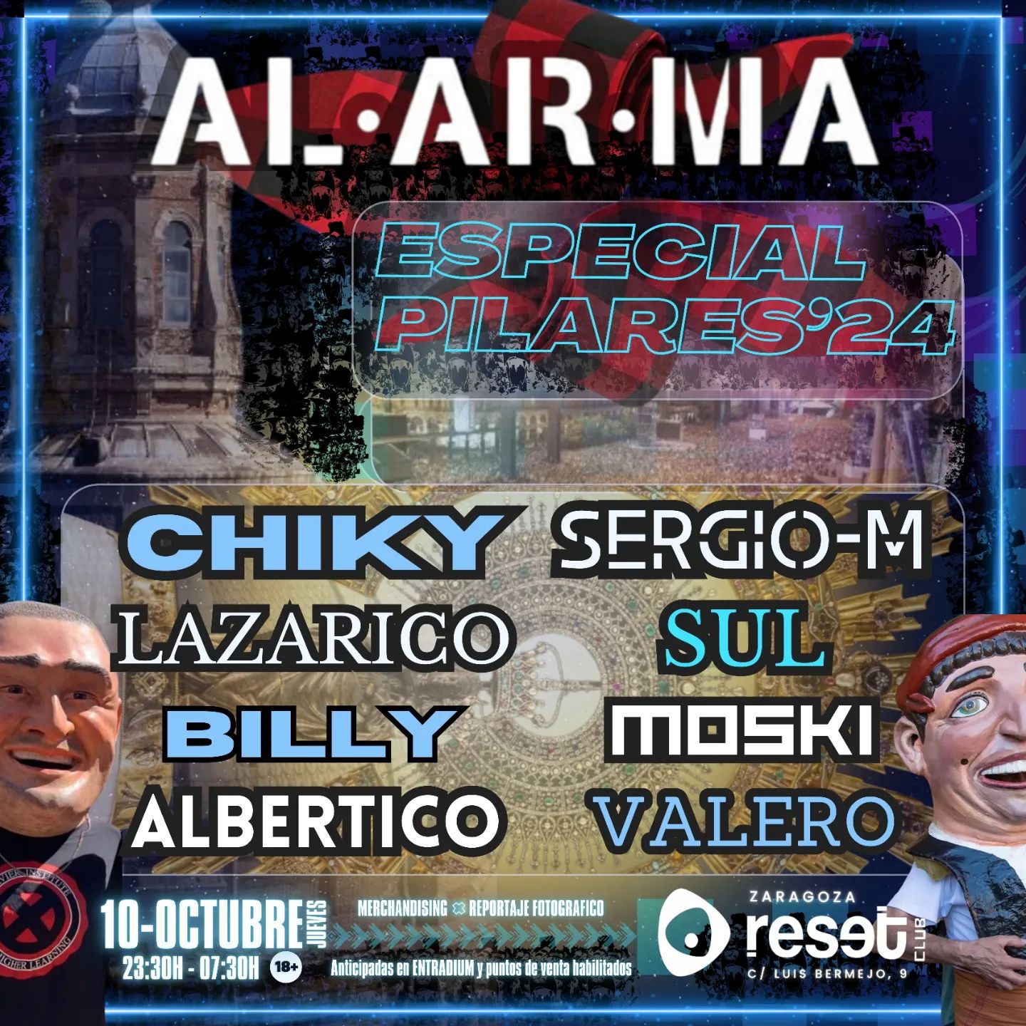 Reset - Alarma Especial Pilares