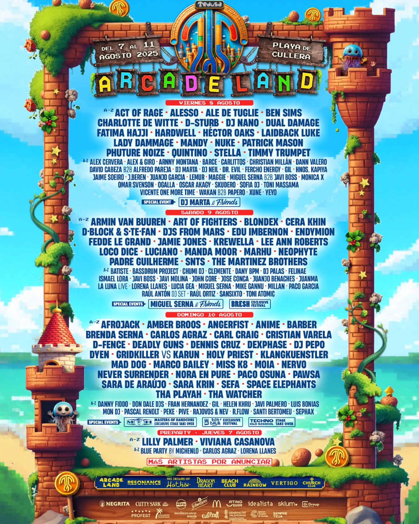 Medusa Festival 2025 - Arcade Land