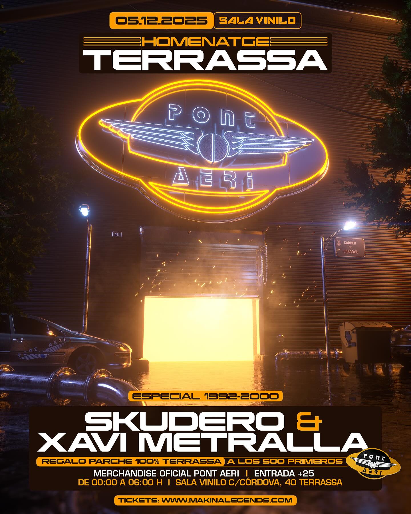 Pont Aeri - Homenaje Terrassa