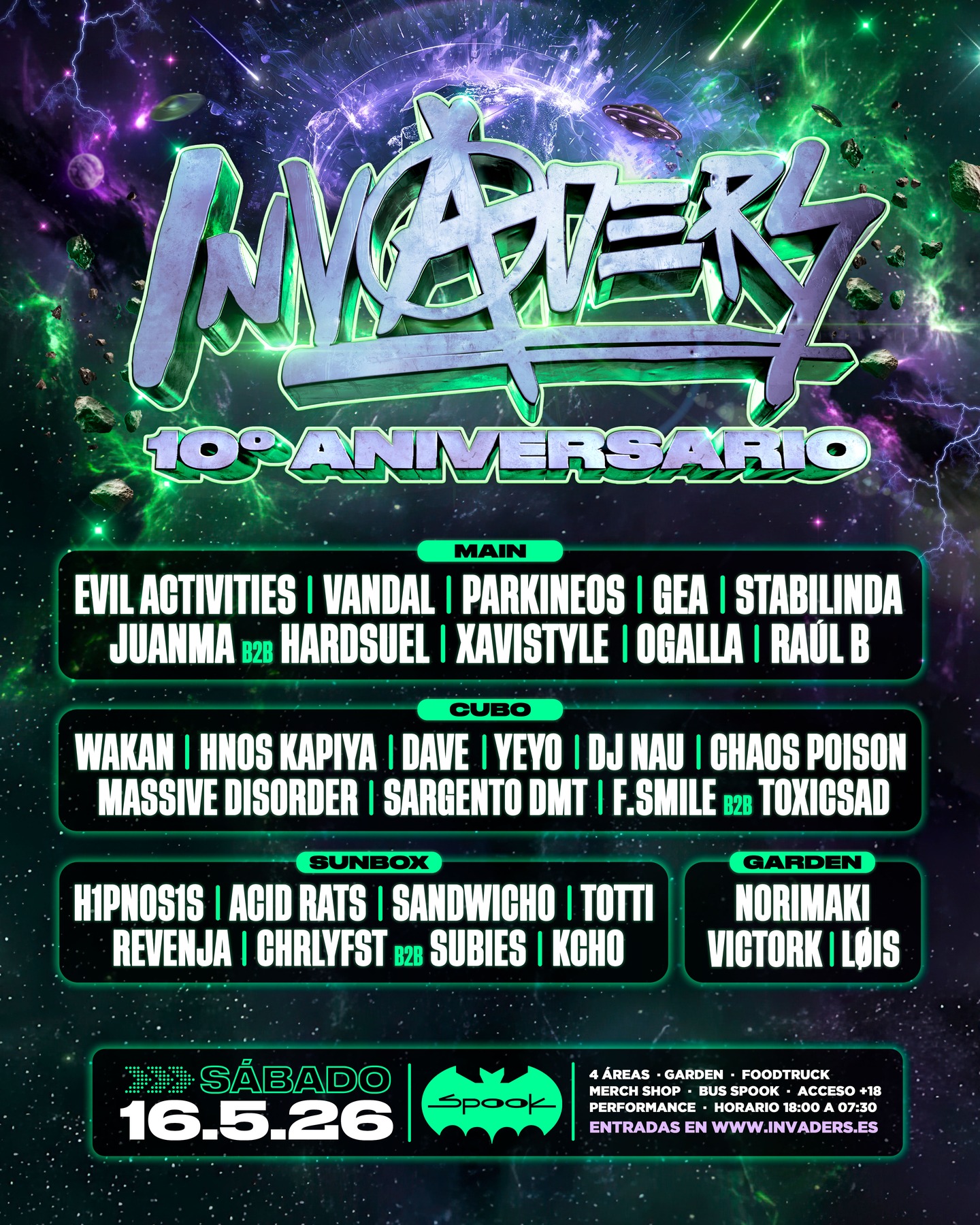 Invaders - 10 Aniversario