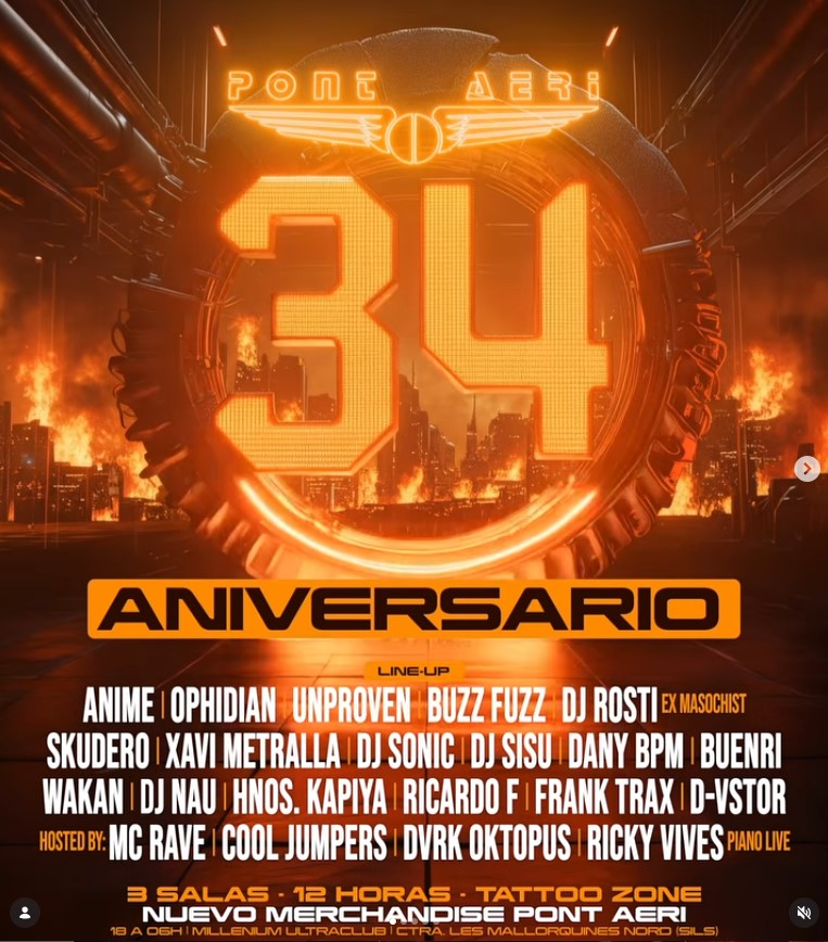 Pont Aeri - 34 Aniversario